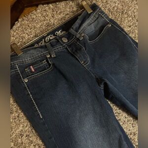 US Polo Assn. Kate Skinny Jeans Women's 3/4 Blue Embroidered . Never worn